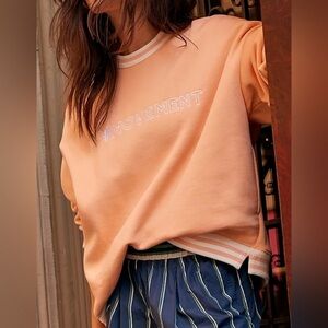 Free People All Star Collegiate Logo Crewneck